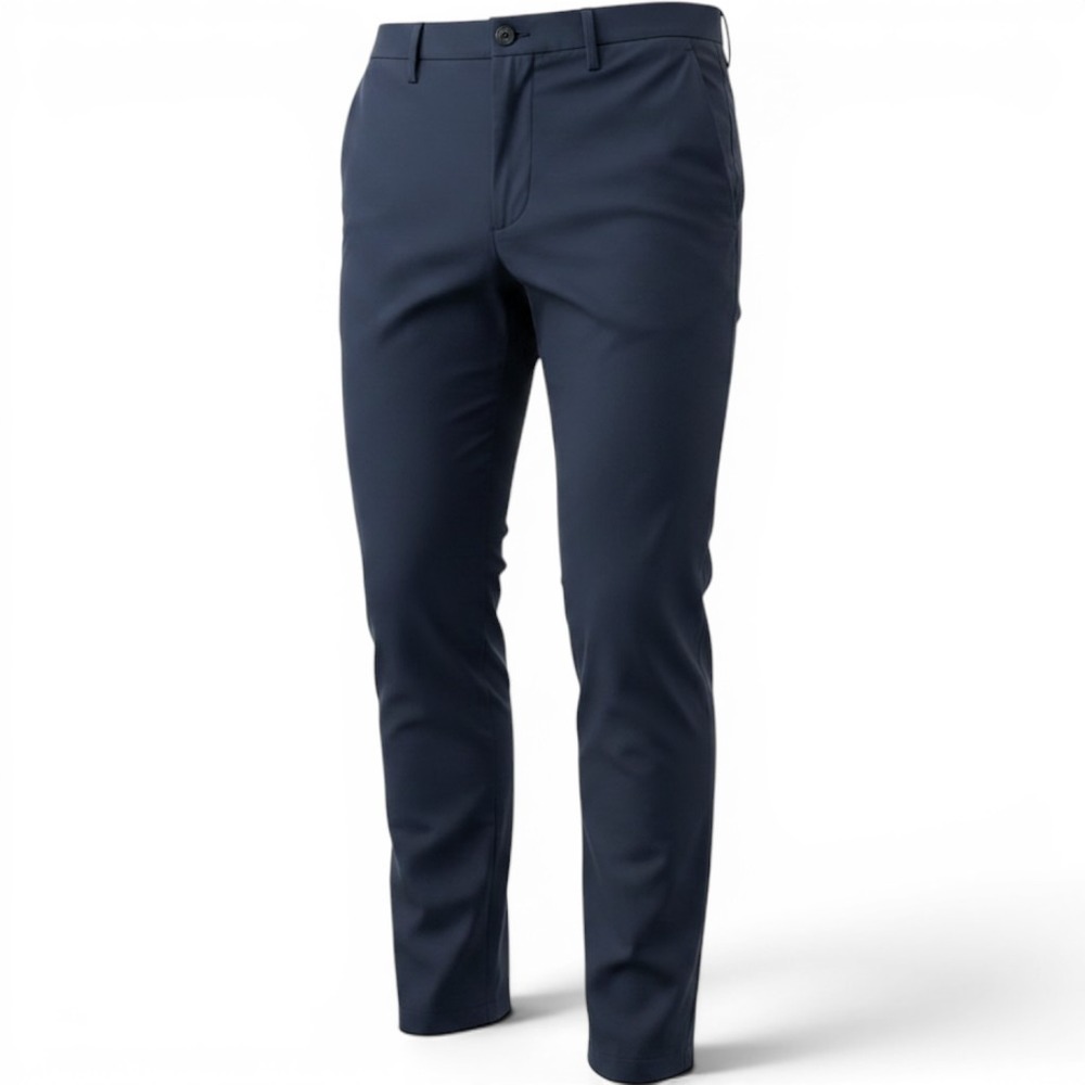 River Island Sid Skinny Chino Pants Mens 30x30 Navy Blue